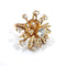 53 Bague en or rose 18 ct avec diamants 58 Facettes 336/26 C