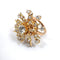 53 Bague en or rose 18 ct avec diamants 58 Facettes 336/26 C