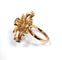 53 Bague en or rose 18 ct avec diamants 58 Facettes 336/26 C