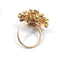 53 Bague en or rose 18 ct avec diamants 58 Facettes 336/26 C