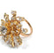 53 Bague en or rose 18 ct avec diamants 58 Facettes 336/26 C