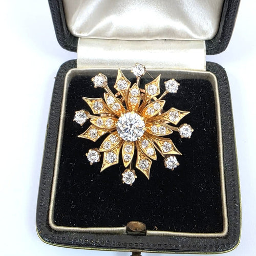 53 Bague en or rose 18 ct avec diamants 58 Facettes 336/26 C