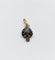 Pendentif victorien en or 18k, argent et diamant taille rose 58 Facettes A07485