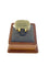 56 Bague cocktail IGI en or jaune 18 carats et saphirs verts 58 Facettes A2083