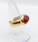 53 Bague cocktail vintage en or 18k et tourmaline cabochon 58 Facettes A07433