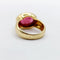 53 Bague cocktail vintage en or 18k et tourmaline cabochon 58 Facettes A07433