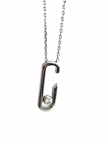 Messika Move Addiction - Collier en or blanc 18K et diamants 58 Facettes 2136