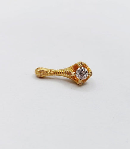 Pendentif serre d'aigle en or 18K et diamant 58 Facettes A07344