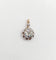 Pendentif antique en or rose 18k, platine et diamant 58 Facettes A07277