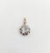 Pendentif antique en or rose 18k, platine et diamant 58 Facettes A07277