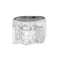 53 Tank - Bague ancienne en platine et diamants 58 Facettes BgTankptdts