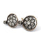Boucles d'oreilles en or et argent avec diamants taille ancienne 58 Facettes 294/26 I