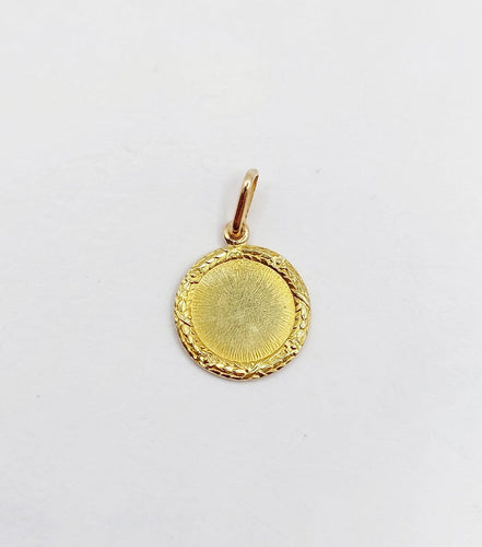 Augis - Pendentif médaille d'amour en or 18k, rubis et diamants 58 Facettes A07123
