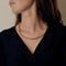 Collier maille forçat en or jaune 18 carats 58 Facettes ChaineForcat6,5