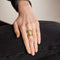 53 Bague serpents en or jaune 18K et saphirs 58 Facettes LOWO03-1