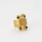 53 Bague serpents en or jaune 18K et saphirs 58 Facettes LOWO03-1