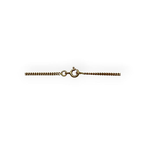 Chaîne maille gourmette en or jaune 45 cm 58 Facettes 149070605