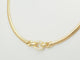 Collier Tubogas - Collier ras-de-cou en or jaune et diamants 58 Facettes 33814