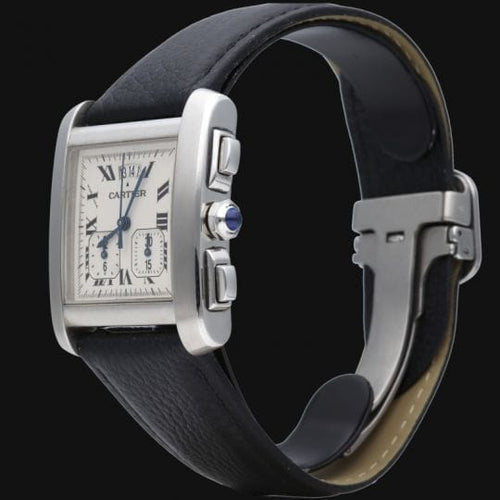 Cartier Tank Française - Montre en acier 58 Facettes MT47179