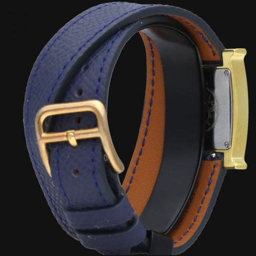 Hermès Heure H - Montre en plaqué or 58 Facettes MT47110