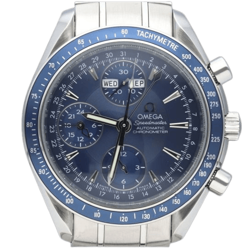 Montre Omega Speedmaster - Montre Day-Date Chronograph 40 mm en acier 58 Facettes MT47397