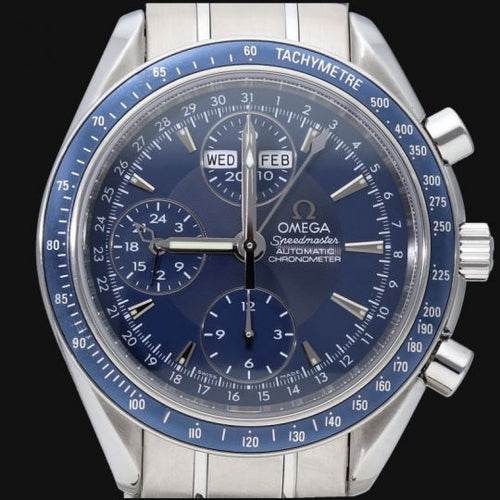 Omega Speedmaster - Montre Day Date Chronograph en acier 58 Facettes MT47398