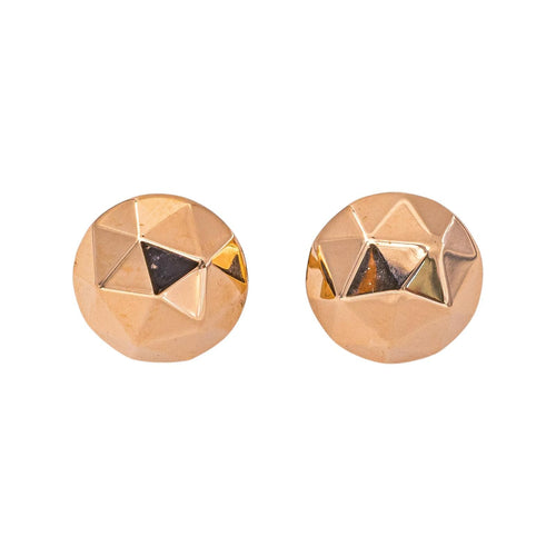 Boucles d’oreilles puces en or rose 58 Facettes 5714241CN