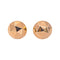 Boucles d’oreilles puces en or rose 58 Facettes 5714241CN