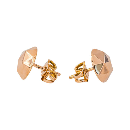 Boucles d’oreilles puces en or rose 58 Facettes 5714241CN