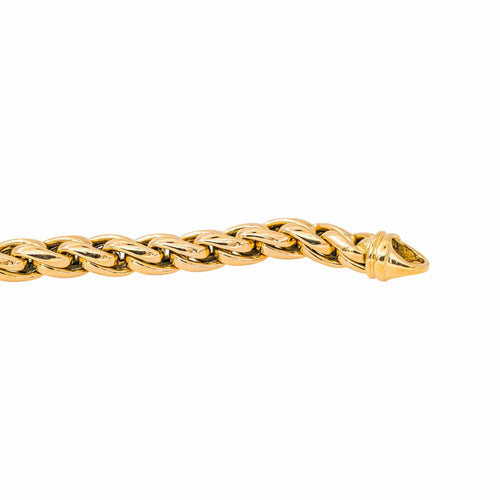 Bracelet maille tressée en or jaune 58 Facettes 5759286CN