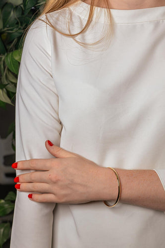 Bracelet jonc en or jaune 58 Facettes 5774519CN