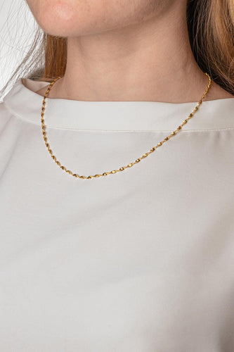 Collier maille miroir en or jaune 58 Facettes 5780645CN