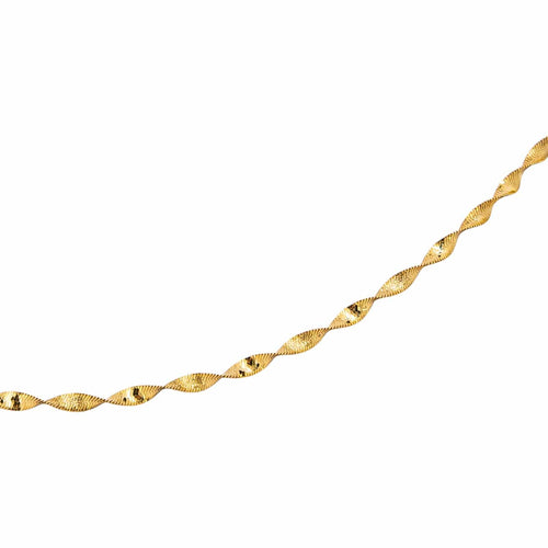 Collier maille miroir en or jaune 58 Facettes 5780645CN