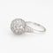 Bague 49 Bague boule pavée de diamants 1 ct en platine 900 - Taille 5 58 Facettes G13455