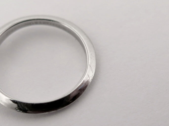 49 Tiffany & Co - Bague solitaire en platine et diamant 58 Facettes 275031