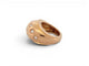 43 Bague dôme en or jaune 18K et diamants 58 Facettes 273983