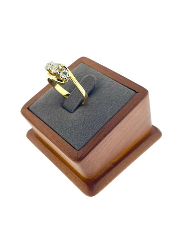 60 Trilogy - Bague en or blanc et diamants 58 Facettes A2087
