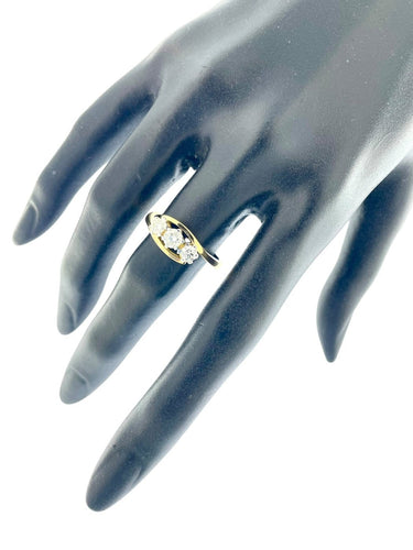 60 Trilogy - Bague en or blanc et diamants 58 Facettes A2087