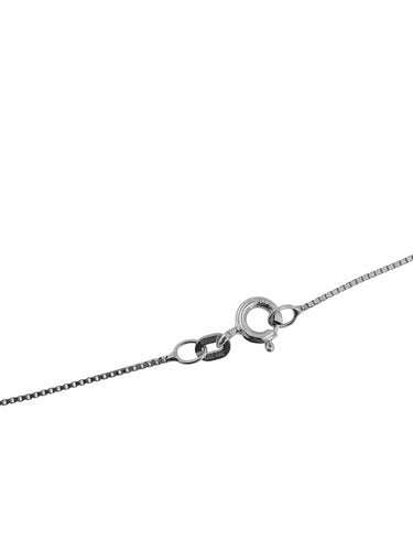 Binder - Collier solitaire en or blanc 14 carats et diamant 1,25 ct 58 Facettes C1594