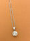 Binder - Collier solitaire en or blanc 14 carats et diamant 1,25 ct 58 Facettes C1594