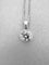 Binder - Collier solitaire en or blanc 14 carats et diamant 1,25 ct 58 Facettes C1594