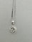 Binder - Collier solitaire en or blanc 14 carats et diamant 1,25 ct 58 Facettes C1594