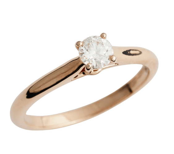 48 Cartier 1895 - Bague solitaire en or jaune et diamant 58 Facettes Cartier YG