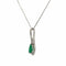 Pendentif Imperial Heritage - Pendentif en or blanc, diamants et émeraude 58 Facettes 50484