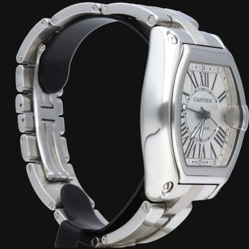 Cartier Roadster GMT - Montre en acier 58 Facettes MT47191