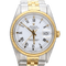 Rolex Date - Montre 34 mm en or jaune et acier 58 Facettes MT46945