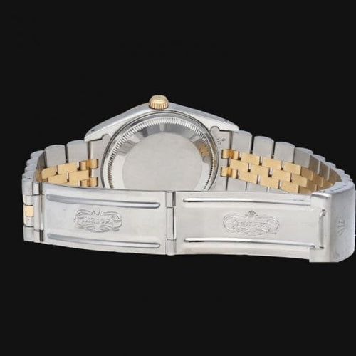 Rolex Date - Montre 34 mm en or jaune et acier 58 Facettes MT46945