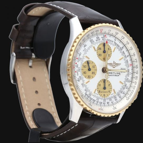 Breitling Old Navitimer II - Montre en or jaune et acier 58 Facettes MT47263