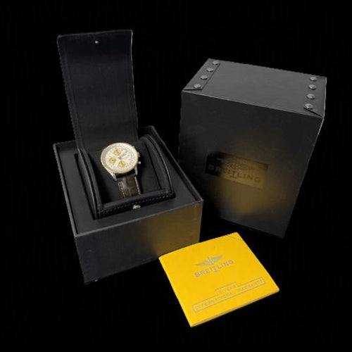 Breitling Old Navitimer II - Montre en or jaune et acier 58 Facettes MT47263