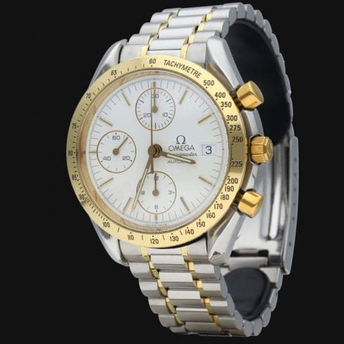 Omega Speedmaster Date - Montre en or jaune et acier 58 Facettes MT47401